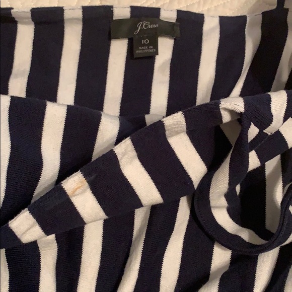 Jcrew tie-waist striped jumpsuit - Picture 2 of 4